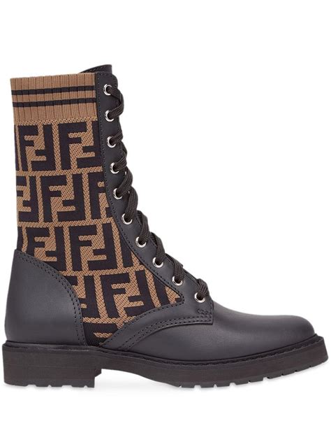 fendi rockoko boots combat|fendi rockoko boots sale.